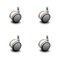 Service Caster 2" Gray Soft Wheel Grip Ring Office Chair Casters  SCC, PK4 SCC-GR02S50-TPR-GRY-716-4 - alternate 1